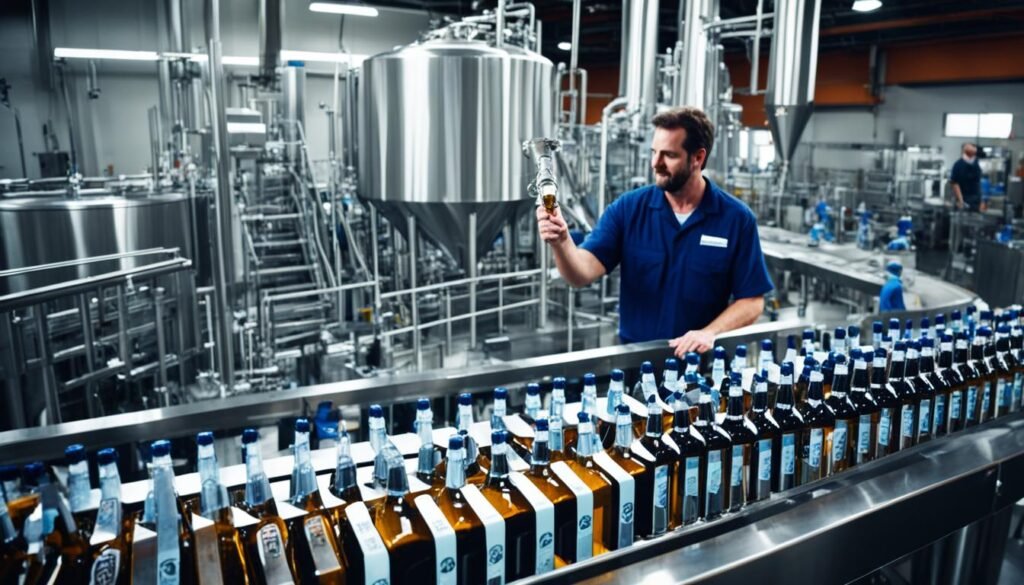 bottling and packaging process